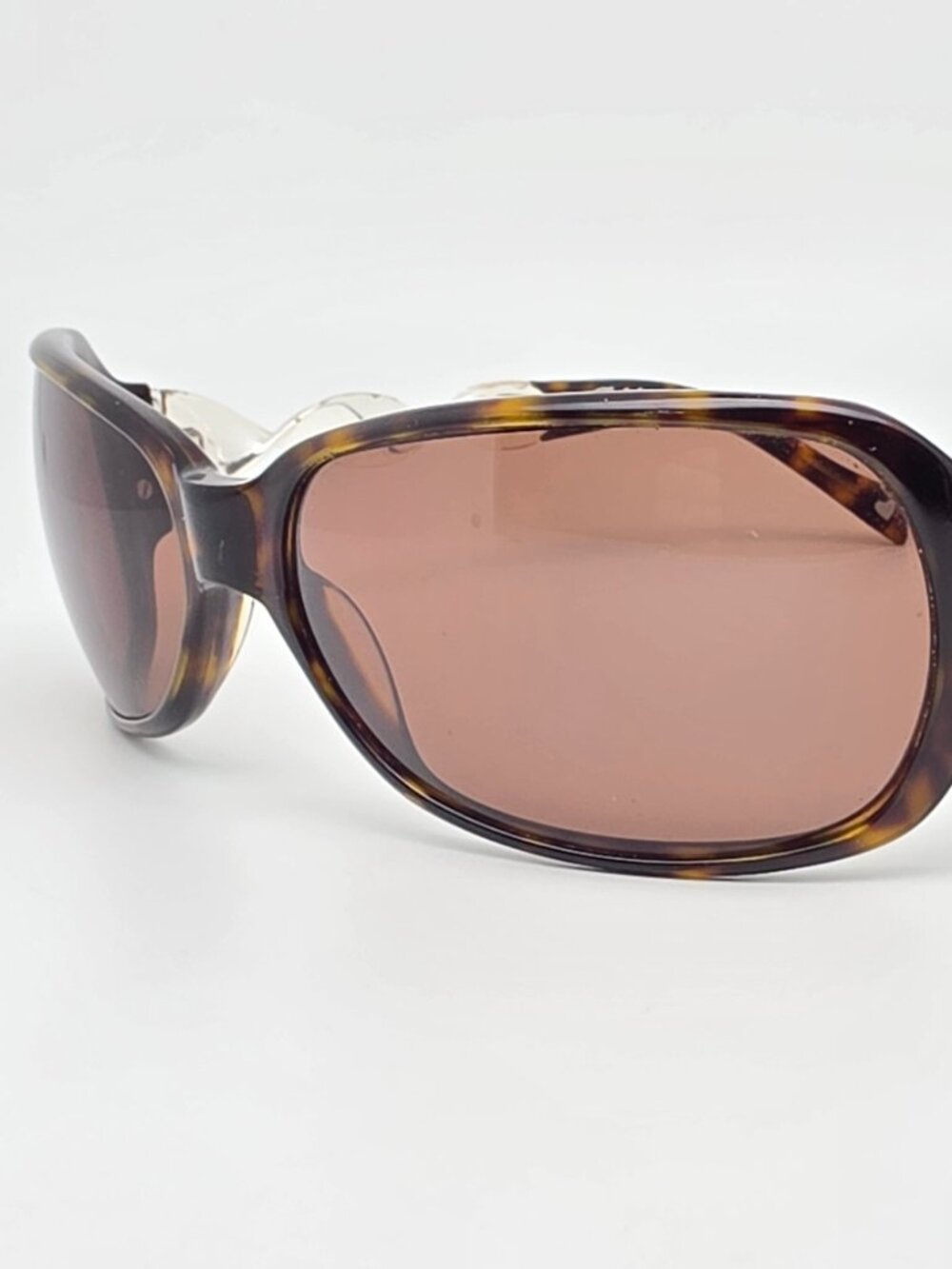 Brighton Twirl Tortoise Silver Frame Brown Lens Sunglasses 61-15-125
